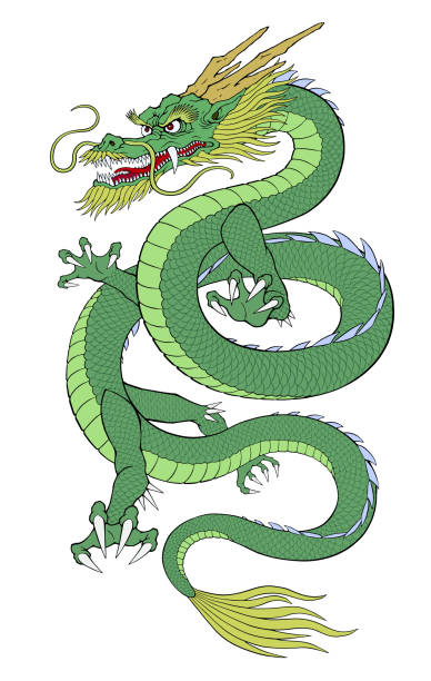 istock An illustration of a traditional Asian Dragon 1726361359