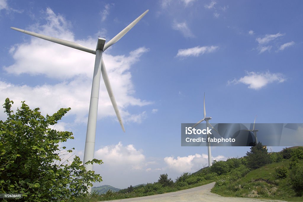 Energía eólica III - Foto de stock de Aerogenerador libre de derechos