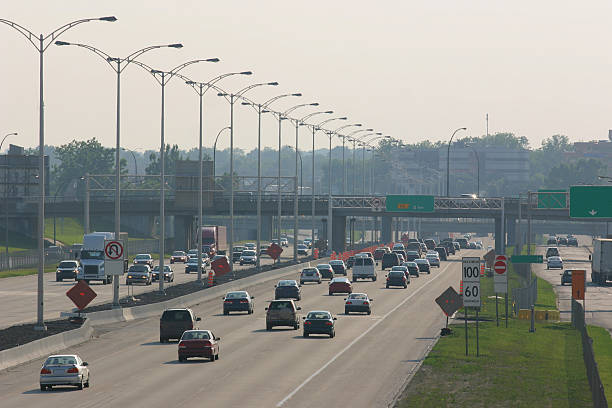 istock Smoggy day on the highway 172636536