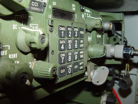 Close-up of a Radio Set used by the military