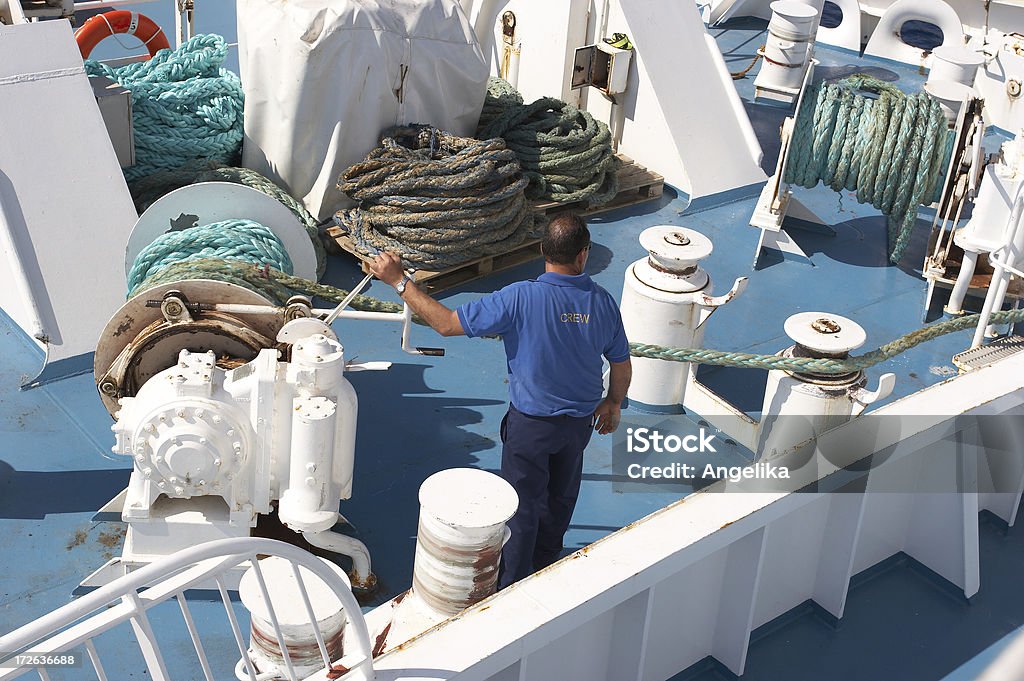 Crew - Lizenzfrei Frachtschiff Stock-Foto