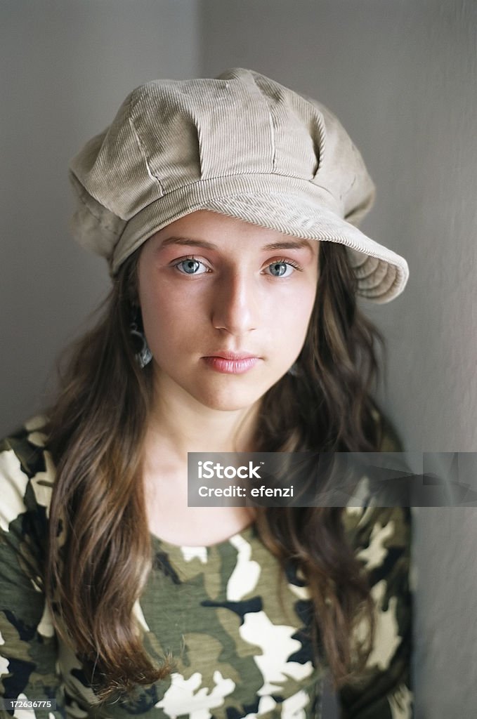 여자아이 캡 - 로열티 프리 16-17 살 스톡 사진