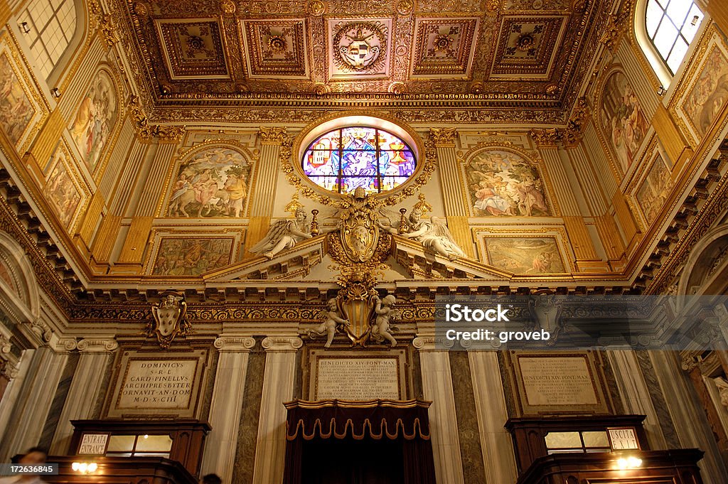 Wnętrze Santa Maria Maggiore - Zbiór zdjęć royalty-free (Bazylika)