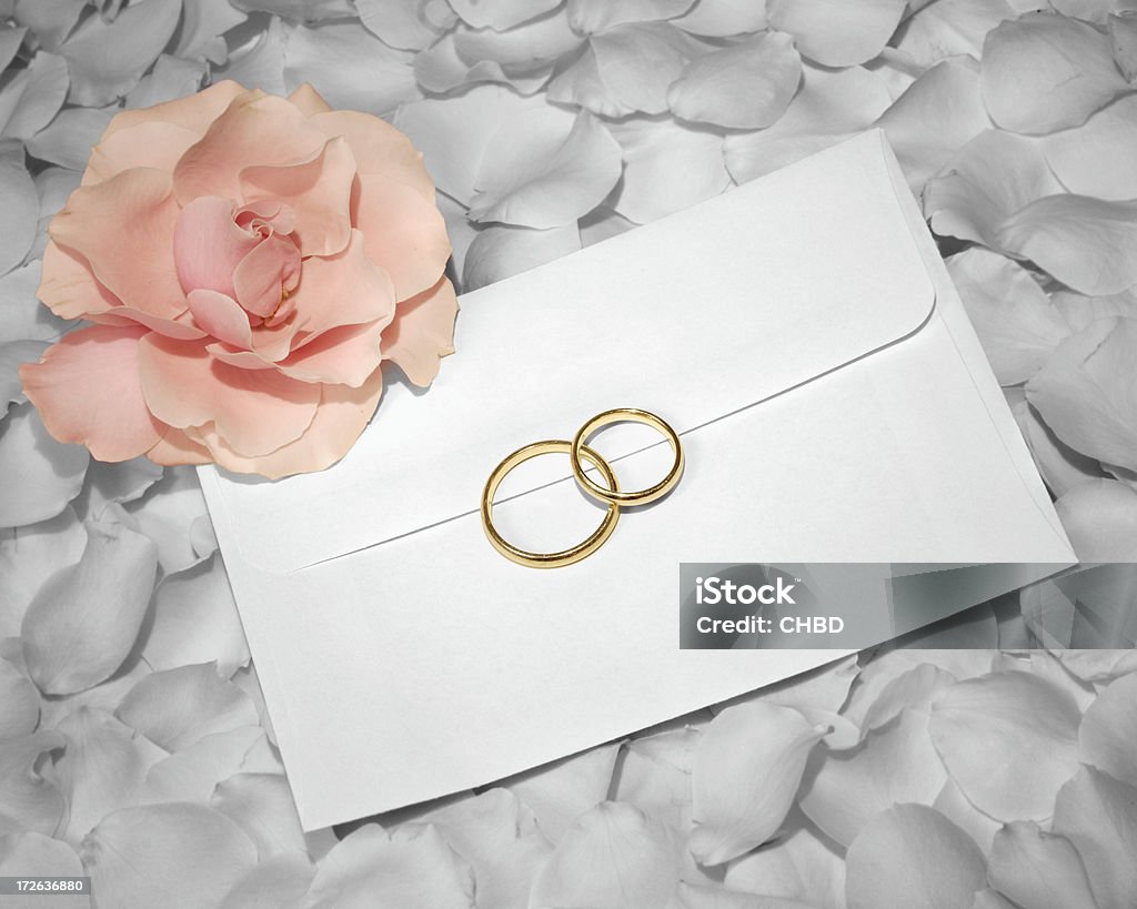 Convite de Casamento. - Royalty-free Anel de Casamento Foto de stock