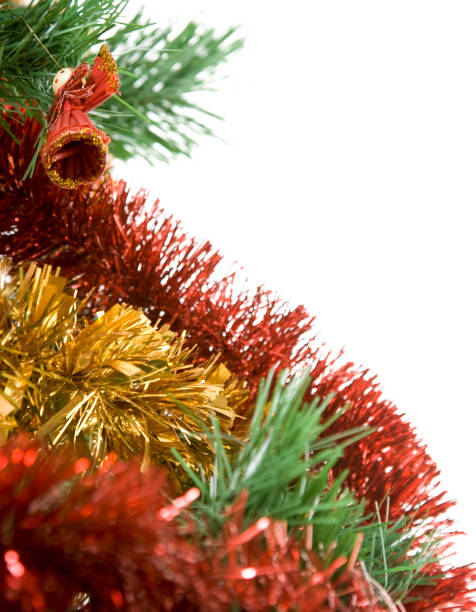 istock Christmas tree with ornaments isolated on white 172636975