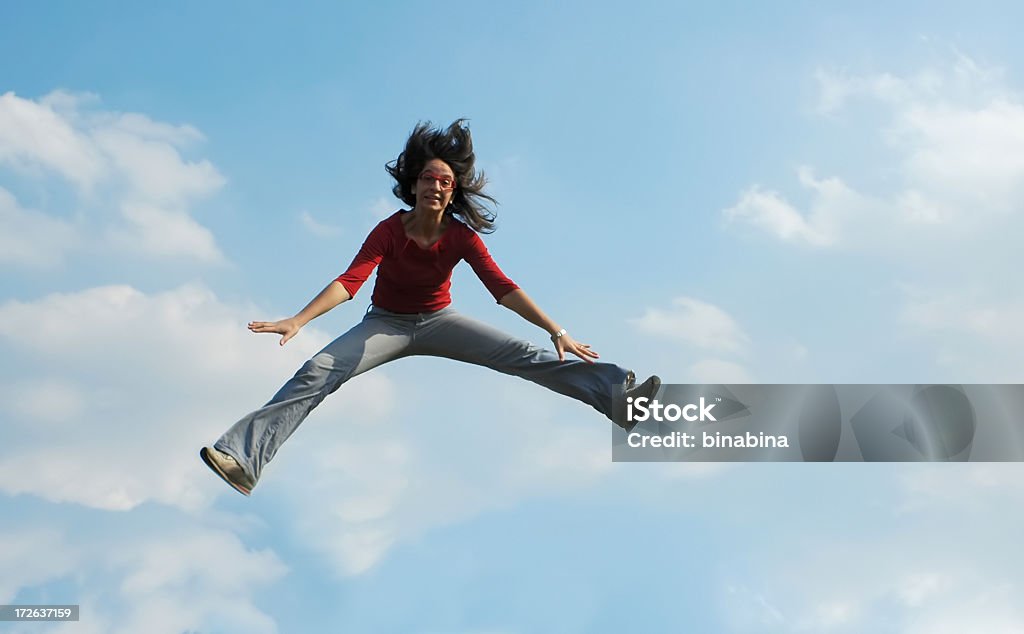 Salto en el cielo - Foto de stock de Actividad libre de derechos