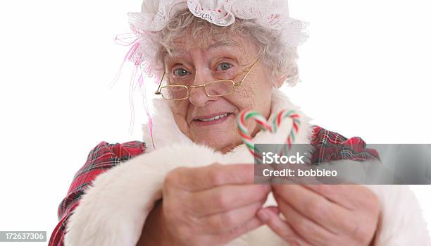사탕 지팡이 심장 Mr 클라우스 할머니에 대한 스톡 사진 및 기타 이미지 - 할머니, 유머, 크리스마스