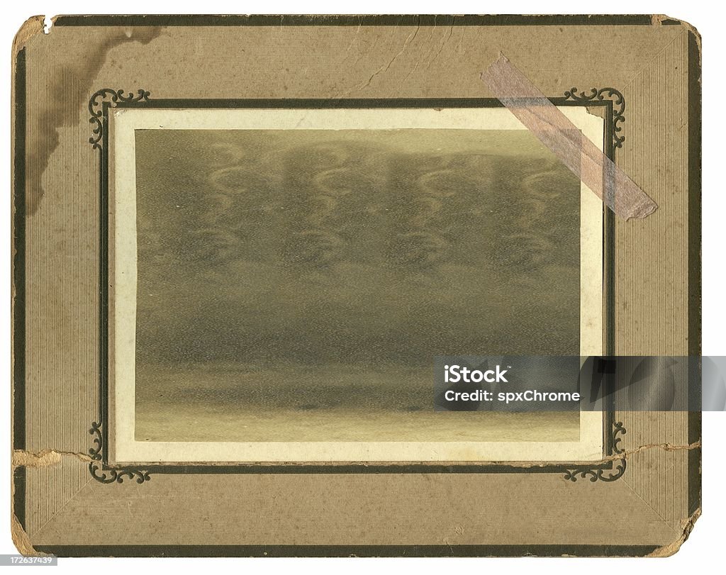 Antiguidade foto Frame com Contornos - Royalty-free Antigo Foto de stock