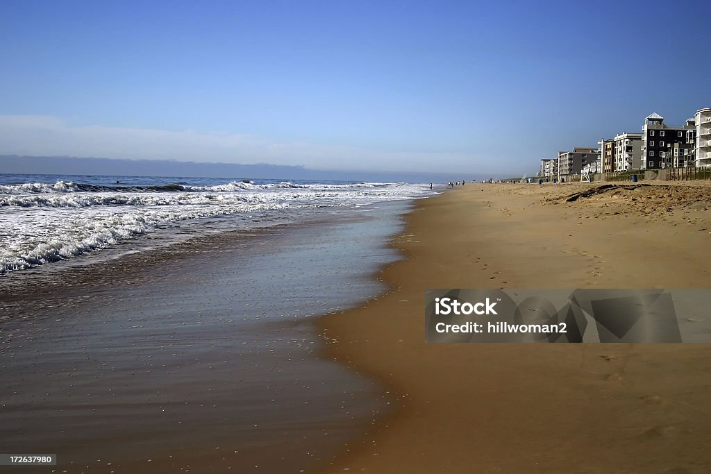 Praia, de manhã cedo - Foto de stock de Ocean City - Maryland royalty-free