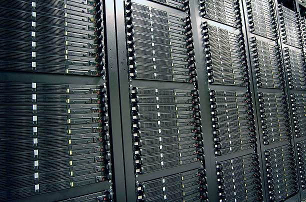 Cloud Computing Servers stock photo