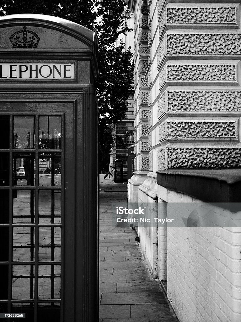 P/B – London Phonebooth - Royalty-free Branco Foto de stock