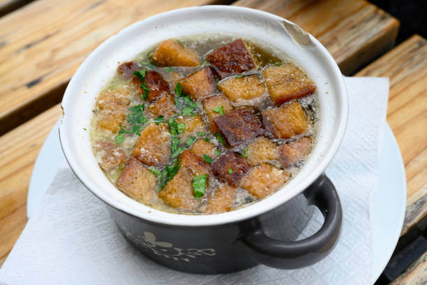 Cesnecka Czech Garlic Soup