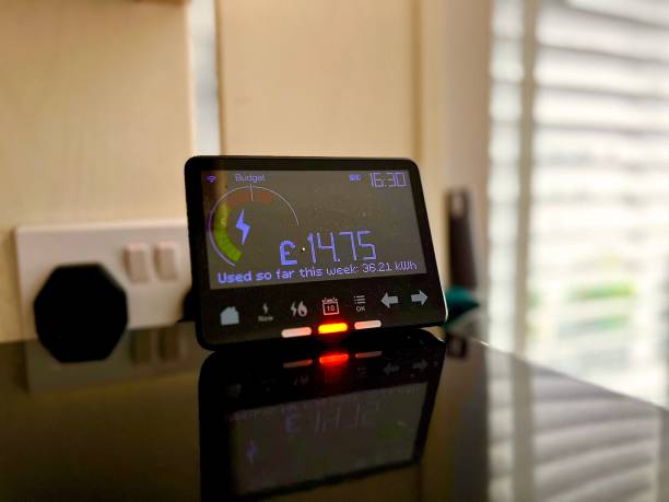 istock An Electricity Meter on a table with power points the background 1726383522