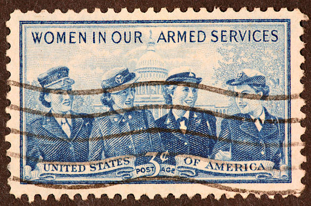 istock military women stamp 172638569