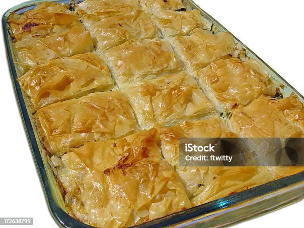 Spanakopita Stock Photo - Download Image Now - Baked, Bread, Casserole