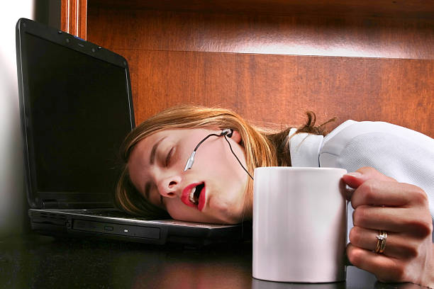 Who Gave Her Decaf Stock Photo - Download Image Now - Sleeping, Humor,  Boredom - iStock