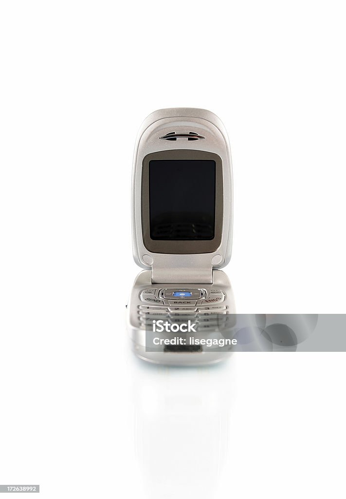 Telefono cellulare con schermo vuoto - Foto stock royalty-free di Composizione verticale