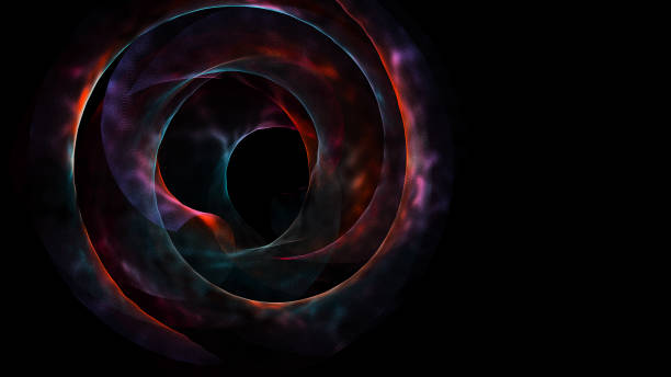istock Collection of bright dots on a dark background. Abstract sound wave of particles. Data network. 3D rendering. 1726390068