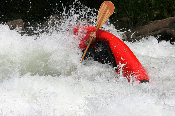clase 5 - kayaking white water atlanta river nature fotografías e imágenes de stock