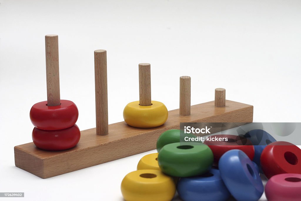 木製リングゲーム - おもちゃのロイヤリティフリーストックフォト