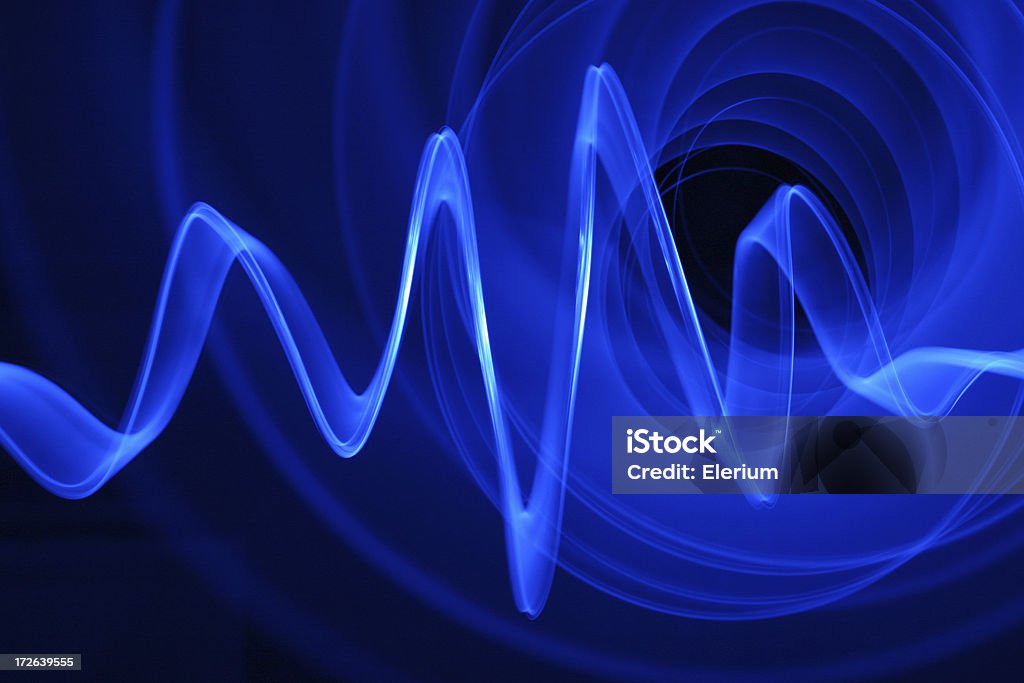Sound волны - Стоковые фото Волновой рисунок роялти-фри