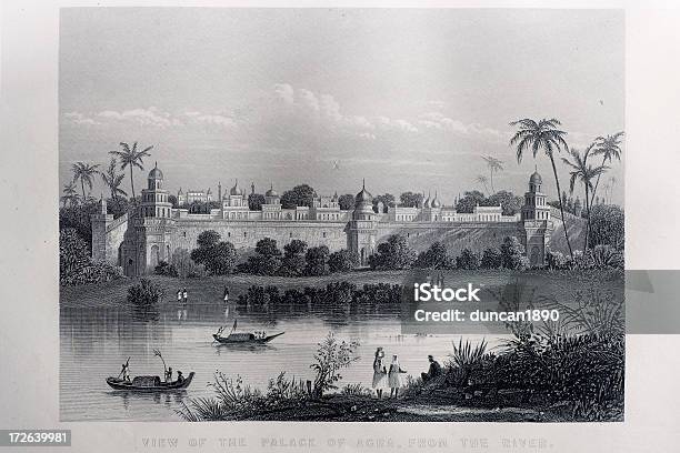 Palazzo Di Agra - Immagini vettoriali stock e altre immagini di Forte Agra - Forte Agra, Vecchio stile, 1850-1859
