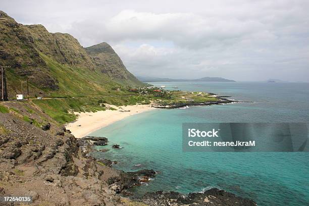 Costa Leste Ohau Havai - Fotografias de stock e mais imagens de Areia - Areia, Atividade Recreativa, Azul Turquesa