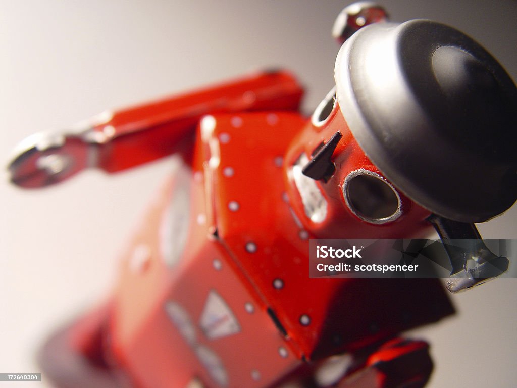 Zabawka Robot - Zbiór zdjęć royalty-free (Atom)