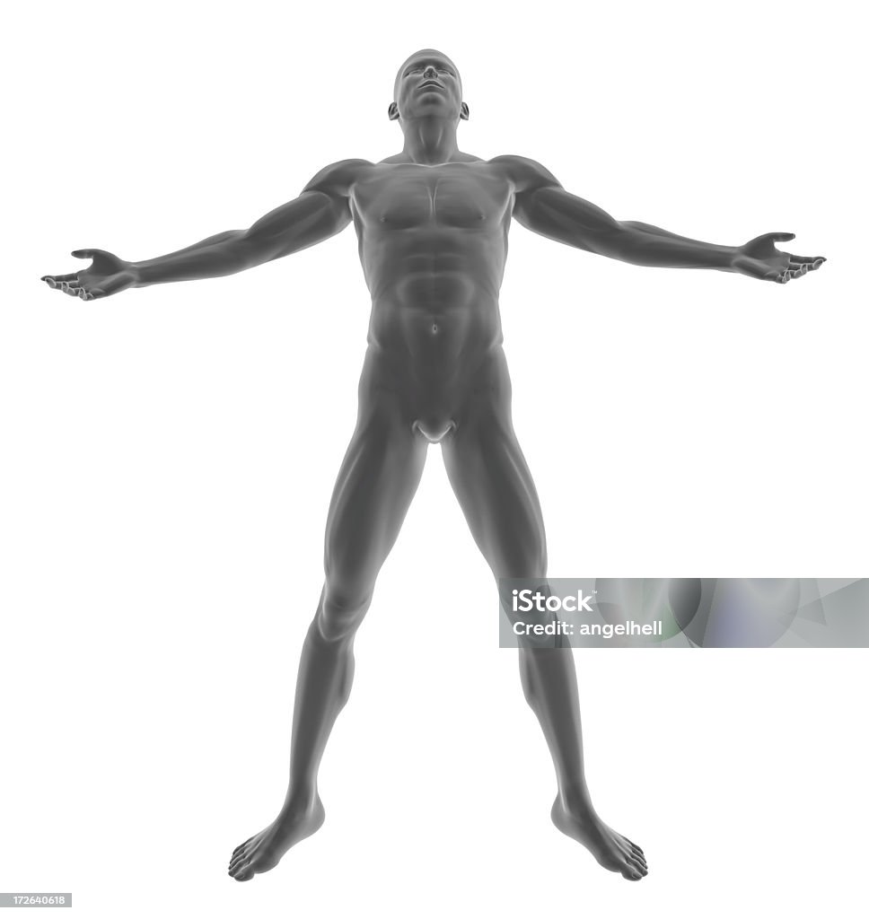 인체 선으로나 사람, 입석 및 강력성 - 로열티 프리 X-레이 스톡 사진