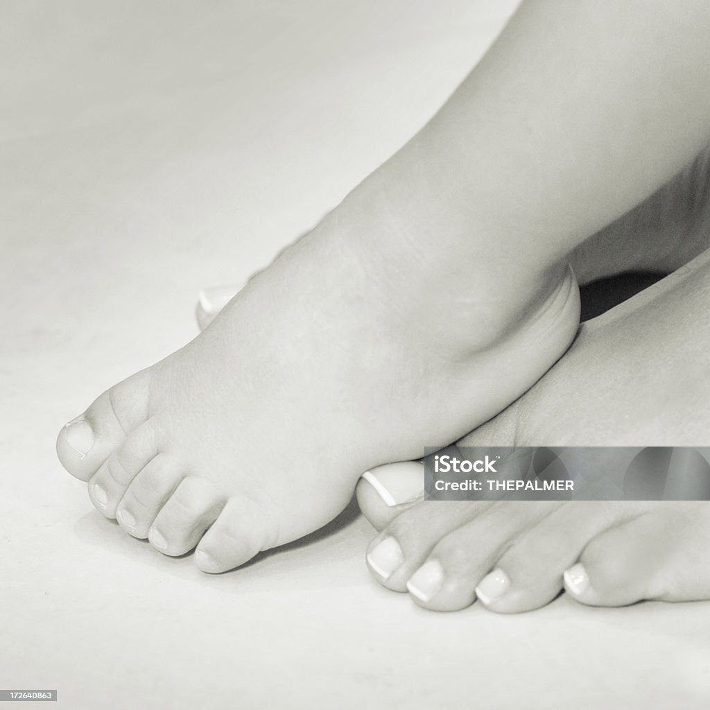 Famiglia piedi - Foto stock royalty-free di Adolescente