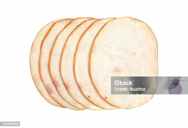 Turkey Slices Stock Photo - Download Image Now - Turkey Meat, Slice of Food, Delicatessen