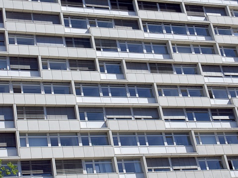 Modern building windows wall