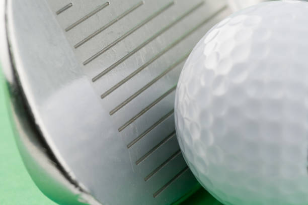 istock Golf ball and club 172641218