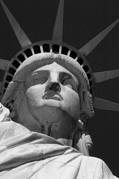 istock Black and White Statue of Liberty 172641777