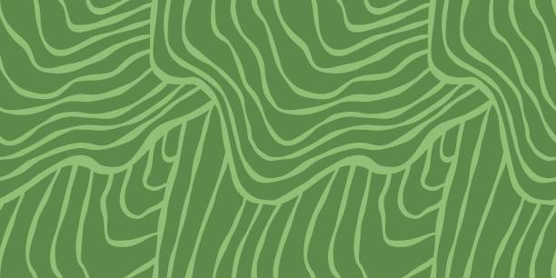 stockillustraties, clipart, cartoons en iconen met vineyard seamless vector handdrawn pattern. - maïs groente