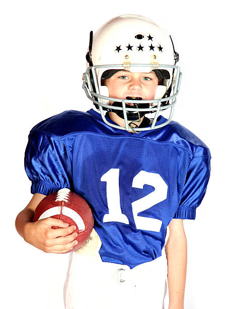 fútbol serie (20 - youth league american football childhood helmet fotografías e imágenes de stock