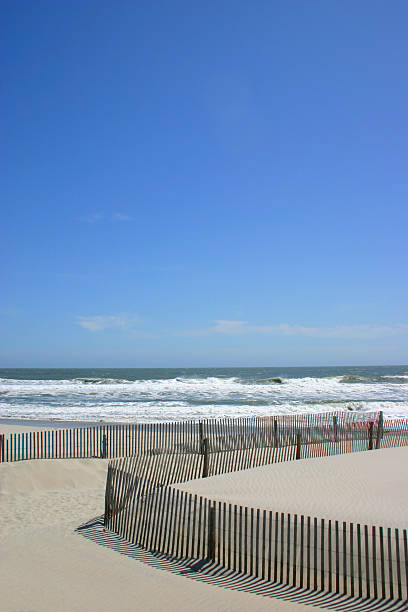 Perfect East Coast Beach stock photo