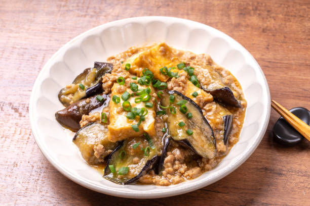 istock Stir-fried tofu and eggplant meat with miso 1726422325