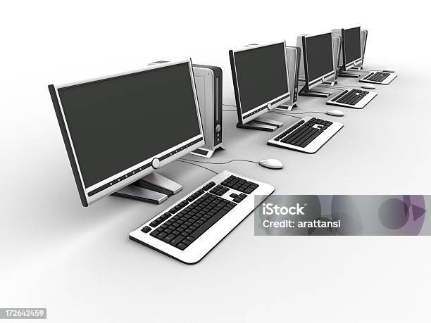 Amplia Serie De Ordenador 01 Foto de stock y más banco de imágenes de Accesibilidad - Accesibilidad, Blanco - Color, Cabello gris