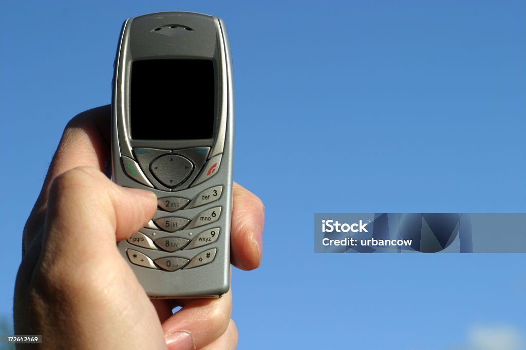 Business im Freien - Lizenzfrei Am Telefon Stock-Foto