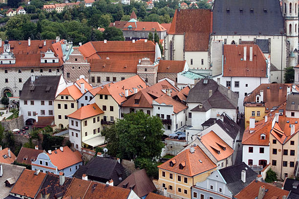 ﾀｯｷｴ 타운명을 체스키 크룸로프 케초에 - czech republic cesky krumlov village tourist 뉴스 사진 이미지