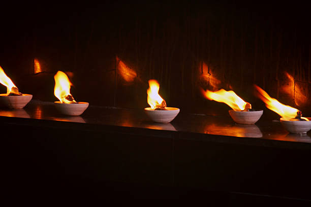 istock Flames in a Hindu Temple 172642784