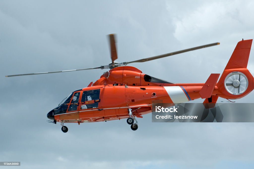 Coast Guard Hubschrauber - Lizenzfrei Mitglied der Küstenwache Stock-Foto