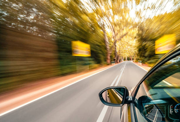 istock A car is driving on the highway, the environment is blurred 1726433296