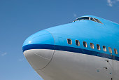 Boeing 747 nose and cockpit