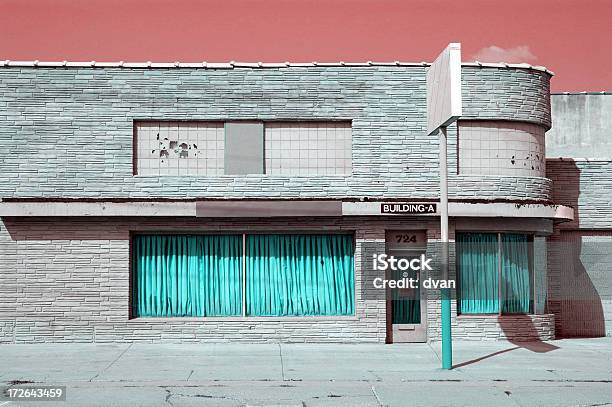 Stylized Storefront Stock Photo - Download Image Now - Diner, Sign, USA