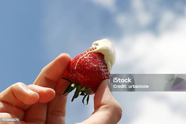 Strawberry And Cream Stock Photo - Download Image Now - Strawberry, Cream - Dairy Product, Wimbledon
