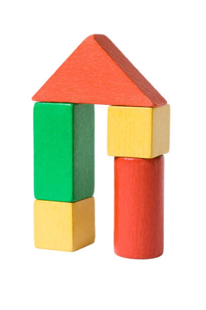 istock Coloured house of building blocks 172643984