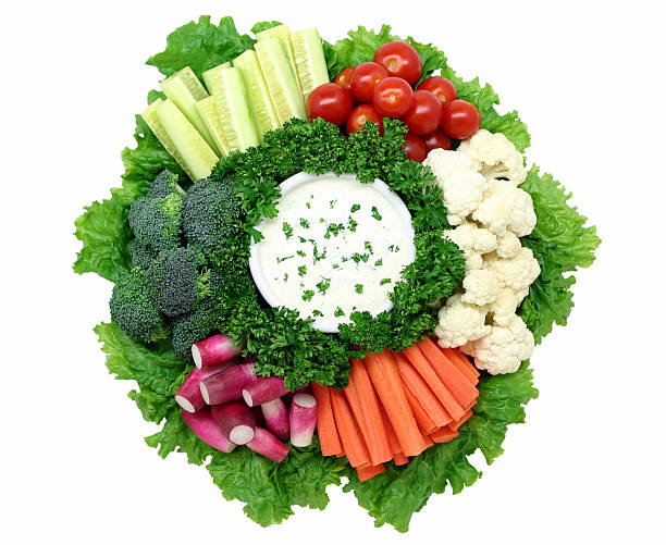 野菜スティックプラッター - ingredient broccoli cherry tomato carrot ストックフォ��トと画像