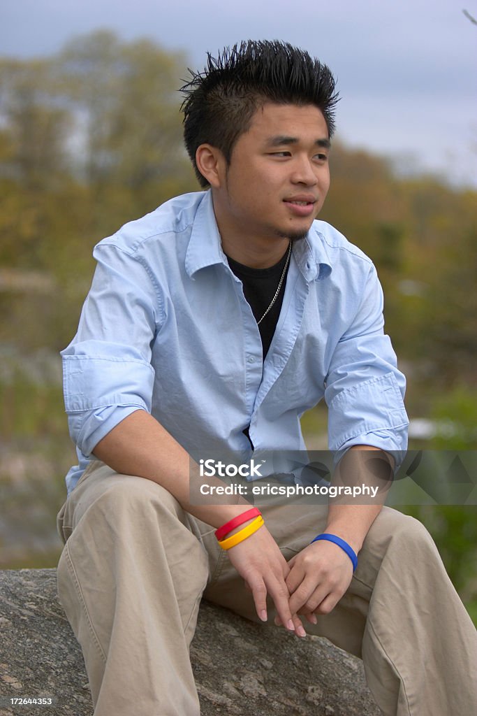 Joven hombre asiático - Foto de stock de Chicos adolescentes libre de derechos